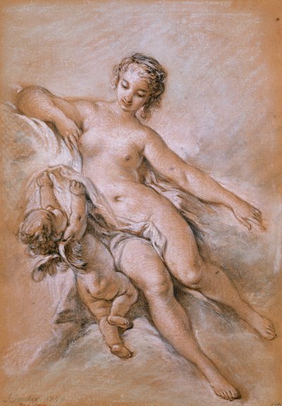 Venus und Amor von François Boucher